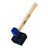 Idealspaten Plattenlegerhammer Sieger 1,5 kg eckig + anvulkanisierter Gummiaufsatz