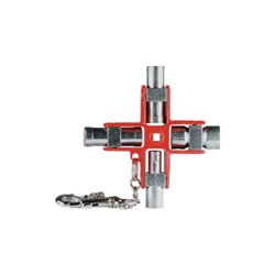 Schaltschrankschlüssel SuBMaster 9 in 1 9 Funktionen m.Karab.h.an Kette