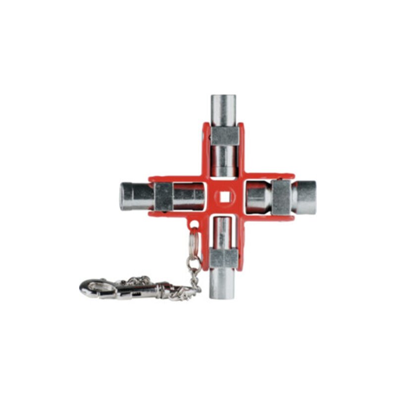 Schaltschrankschlüssel SuBMaster 9 in 1 9 Funktionen m.Karab.h.an Kette