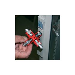 Schaltschrankschlüssel SuBMaster 9 in 1 9 Funktionen m.Karab.h.an Kette