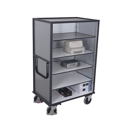 VARIOfit ESD Etagenwagen fest verschweißt Stahlblechwände