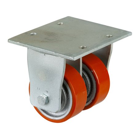 BS Rollen Schwerlastdoppelrolle S110.C10.100 Bockrolle, Raddurchmesser 100 mm,