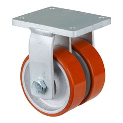 BS Rollen Schwerlastdoppelrolle S110.C10.150 Bockrolle, Raddurchmesser 150 mm,