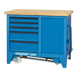 Gedore Rollwerkbank, Maße: H 900 x B 1100 x T 652 mm