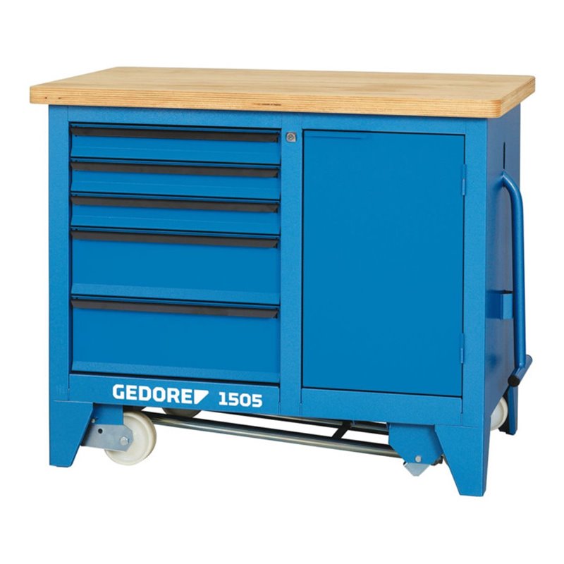 Gedore Rollwerkbank, Maße: H 900 x B 1100 x T 652 mm