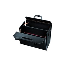 WerkzeugtascheB.460xT.210xH.340mm 33l Rindleder schwarzMittelw. CP-7 Stecksyst.