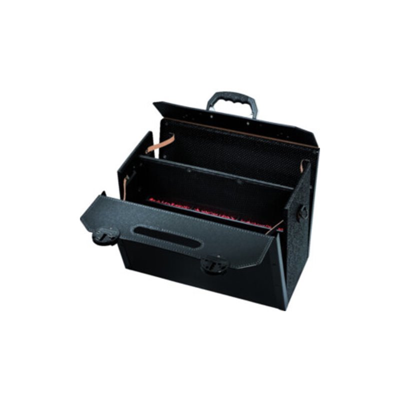 WerkzeugtascheB.460xT.210xH.340mm 33l Rindleder schwarzMittelw. CP-7 Stecksyst.