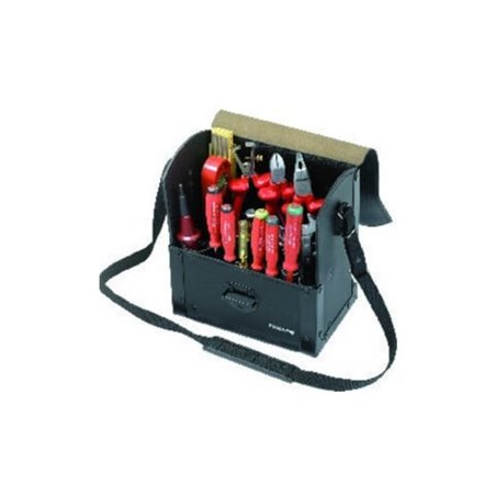 Parat Elektrikertasche aus Leder mit Magnetverschluss