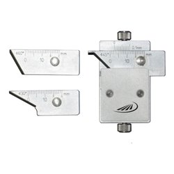 Helios Preisser Fasenmessgerät mit auswechselbarer Messschiene für 30°, 45°, 60°