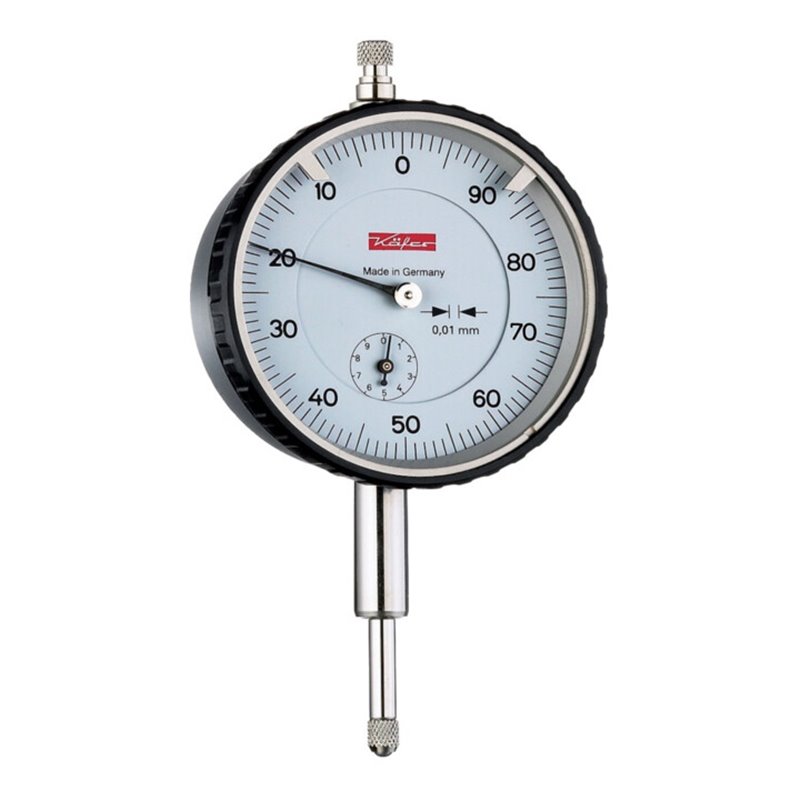 Messuhr M2T li.10mm Abl.0,01mm Ziffernbl.li.100-0 KÄFER