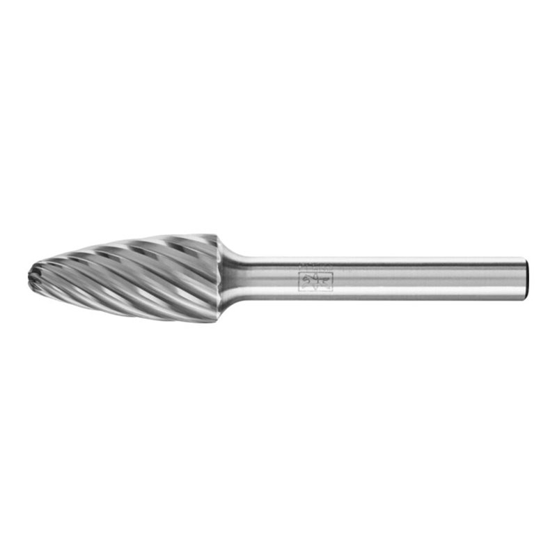 PFERD TOOLS Hartmetall Hochleistungsfrässtift INOX Rundbogen RBF Ø 12x25 mm Schaft-Ø 6 mm für Edelstahl
