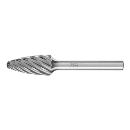 PFERD TOOLS Hartmetall Hochleistungsfrässtift INOX Rundbogen RBF Ø 12x25 mm Schaft-Ø 6 mm für Edelstahl