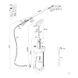 MESTO FLORI Drucksprühgerät, 5 Liter