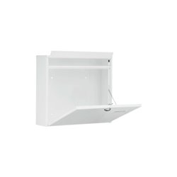 Burg-Wächter Briefkasten Potsdam H.322mm B.362mm T.100mm weiß STA DIN C4