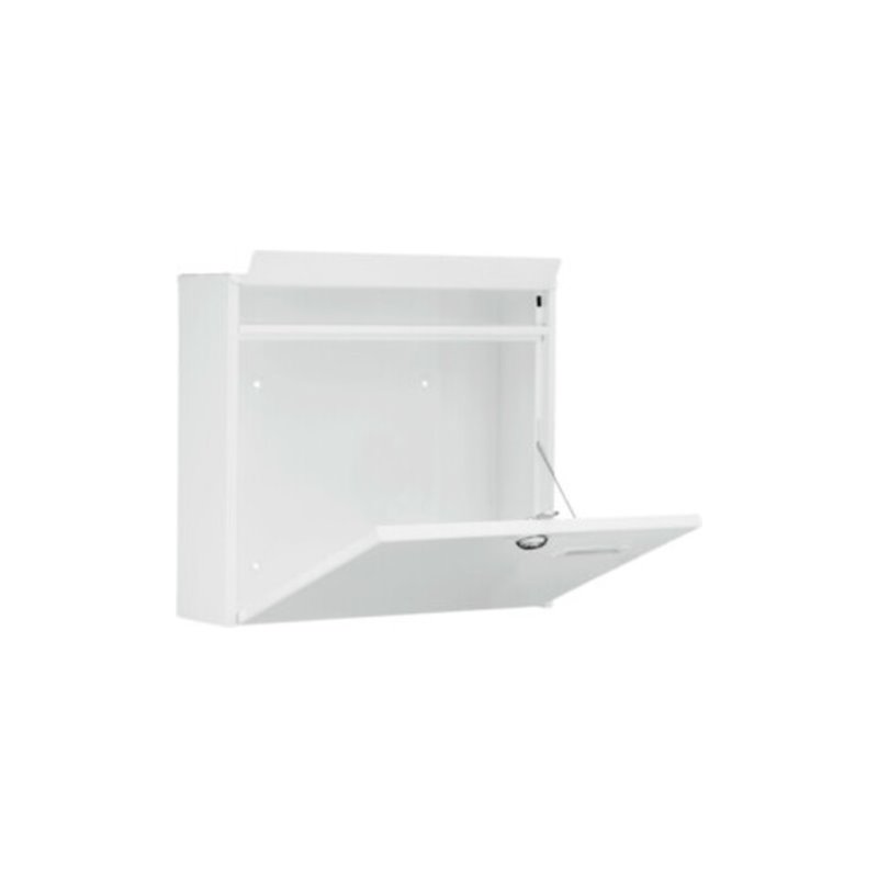 Burg-Wächter Briefkasten Potsdam H.322mm B.362mm T.100mm weiß STA DIN C4