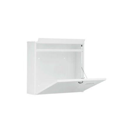 Burg-Wächter Briefkasten Potsdam H.322mm B.362mm T.100mm weiß STA DIN C4