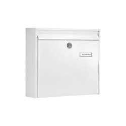 Burg-Wächter Briefkasten Potsdam H.322mm B.362mm T.100mm weiß STA DIN C4