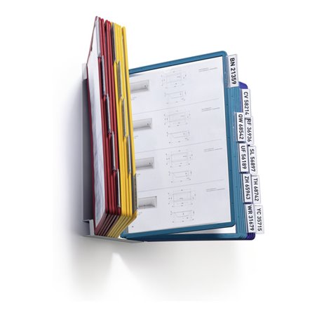 Durable Wandhalter VARIO Display System wall 20 Sichttafeln