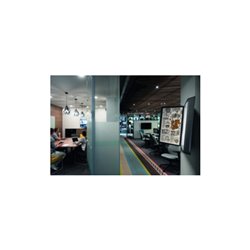 Durable Wandhalterset m.10 Sichttafeln m.Profilrahmen 5x schwarz/grau