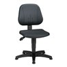 bimos Arbeitsdrehstuhl Unitec mit Gleiter und PU-Schaum schwarz Sitzhöhe 440-620 mm