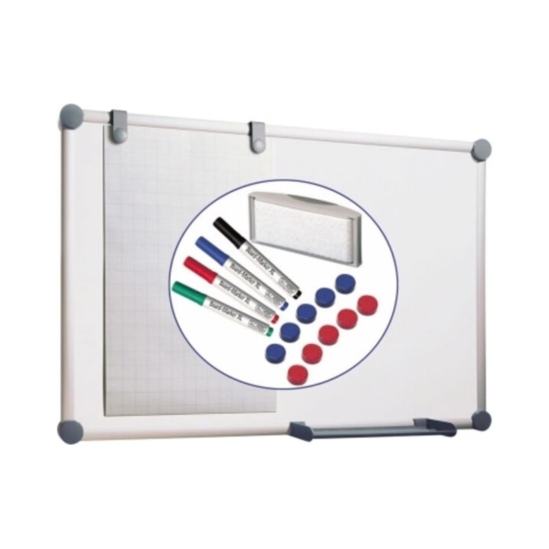 MAUL Whiteboard MAULpro 2000 6309584 90x120cm grau