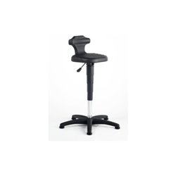 bimos StehhilfeFlex mit Gleiter PU-Schaum schwarz Sitzhöhe 500-780 mm