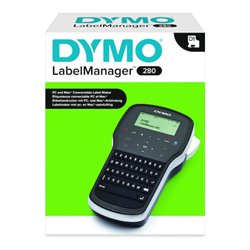 Dymo Beschriftungsgerät LM 280 m. 1 Schriftband B.12mm schwarz auf weiß