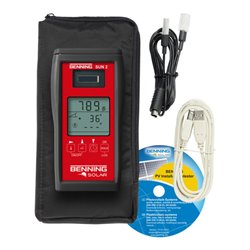 Einstrahlungs-/Temperaturmessgerät z.Messung der solaren Einstrahl.Benning SUN 2