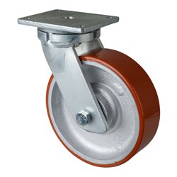 BS Rollen Schwerlastrolle RR100.C10.251 Lenkrolle, Raddurchmesser 250 mm,