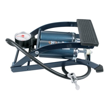 SKS Fußluftpumpe 5bar Doppelzylinder m.Manometer