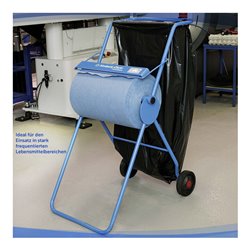 Kimberly-Clark Professional Wischtuchspender mobiler Papiertuch Spender, Blau