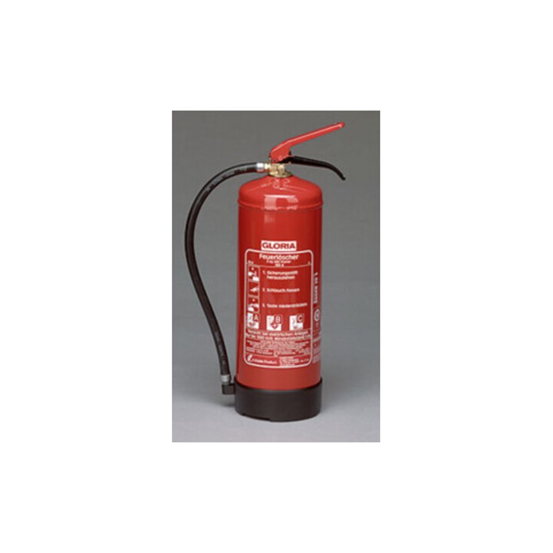 Gloria Pulverfeuerlöscher PD 6 G A 6kg m.Dauerdruck Brandkl.34 A 233 B C m.Wandh.