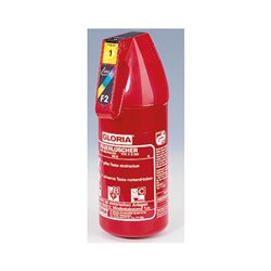 Gloria Pulverfeuerlöscher 2kg m.Dauerdruck Brandkl.13 A 89 B C o.Manometer,m.Halter