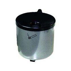 Wandascher Ø150xH145mm neusilber m.Kippvorrichtung TKG