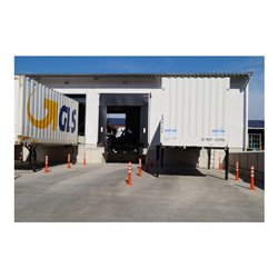 Sperrpfosten Polyurethan orange/weiß D.80mm z.Aufschr.m.Befestigungsmat.H.750mm