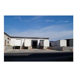 Sperrpfosten Polyurethan orange/weiß D.80mm z.Aufschr.m.Befestigungsmat.H.750mm