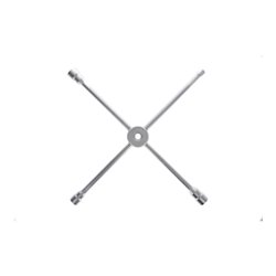 Gedore Kreuzsteckschlüssel, für LKW/Bus, SW 27 x 30 x 32 mm x 3/4', Radkreuzschlüssel, Reifenwechsel, Werkzeug, 28 LRV