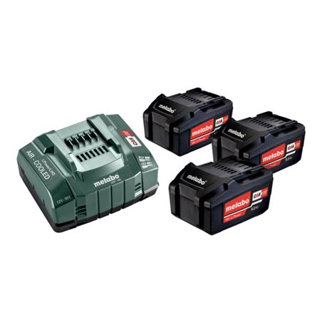 Metabo Basis-Set 3 x 5.2 Ah