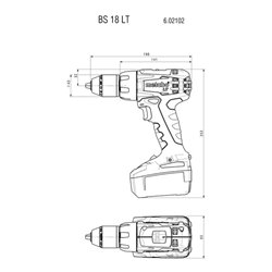Metabo Akku-Bohrschrauber BS 18 LT Karton