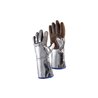 Jutec Hitzeschutzhandschuhe 5-Finger,Universalgr.natur/silb Leder EN388,EN407 Kat.III
