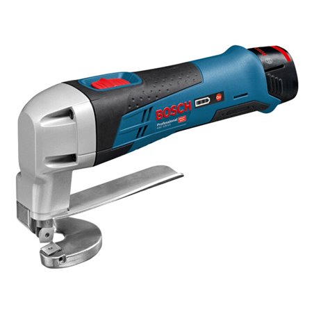 Bosch Akku-Blechschere GSC 12V-13 mit 2 x 2,0 Ah Li-Ion Akku L-BOXX