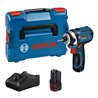 Bosch Akku-Drehschlagschrauber GDR 12V-105 mit 2 x 2,0 Ah Li-Ion Akku L-BOXX