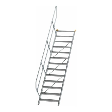 MUNK Aluminium-Treppe Stufen 45° 13 Stufen