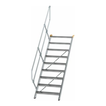 MUNK Aluminium-Treppe Stufen 45° 9 Stufen