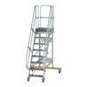 MUNK Aluminium-Plattformtreppe fahrbar 60° 8 Stufen
