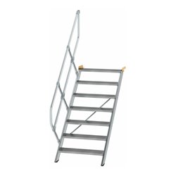 MUNK Aluminium-Treppe Stufen 45° 7 Stufen