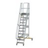 MUNK Aluminium-Plattformtreppe fahrbar 60° 11 Stufen