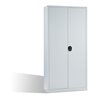 C+P Universalschrank mit Drehtüren, innen 4 verzinkte Böden, H1950xB935xT400mm Front Lichtgrau Korpus Lichtgrau