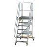 MUNK Aluminium-Plattformtreppe fahrbar 60° 7 Stufen