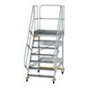 MUNK Aluminium-Plattformtreppe fahrbar 60° 7 Stufen